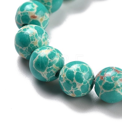 Synthetic Imperial Jasper Beads Strands G-E568-01A-02-1