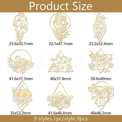 Nickel Decoration Stickers DIY-WH0450-170-1