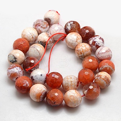 Natural Fire Crackle Agate Beads Strands G-L084-14mm-04-1
