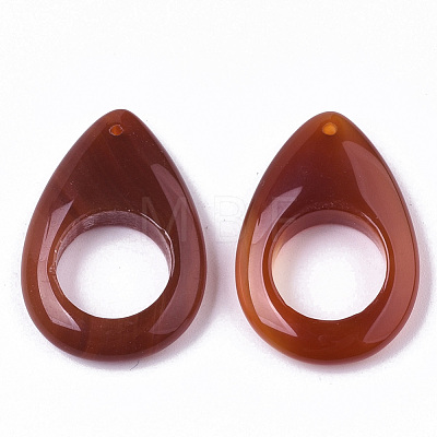 Natural Carnelian/Red Agate Pendants G-R473-01-1