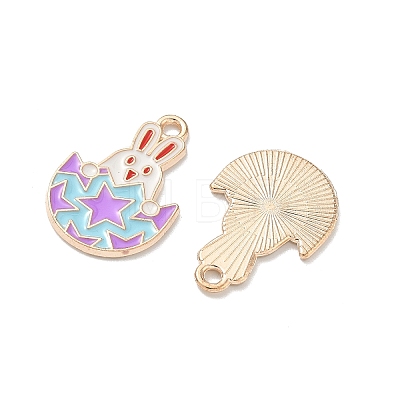 Easter Alloy Enamel Pendants LS-ENAM-I055-01KCG-09-1