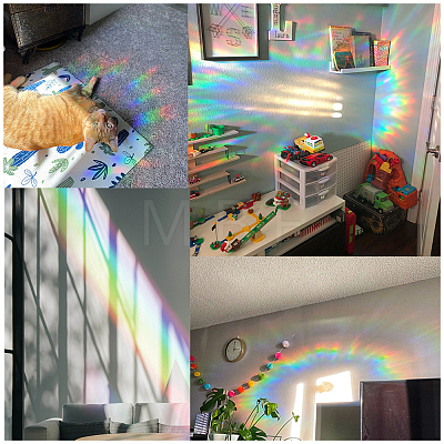 Rainbow Prism Paster DIY-WH0203-88-1