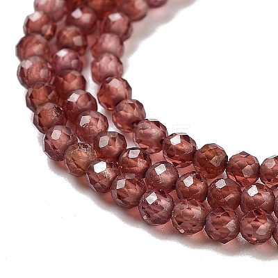 Natural Garnet Beads Strands X-G-B088-C11-02-1