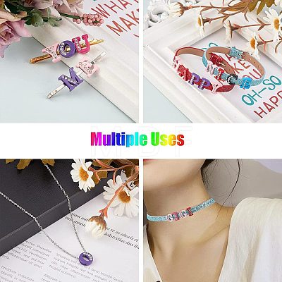 Spray Painted Zinc Alloy Slide Charms ALRI-WH0005-13C-1