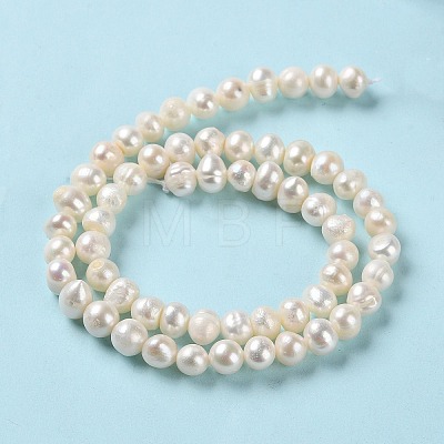 Natural Cultured Freshwater Pearl Beads Strands PEAR-E018-72-1
