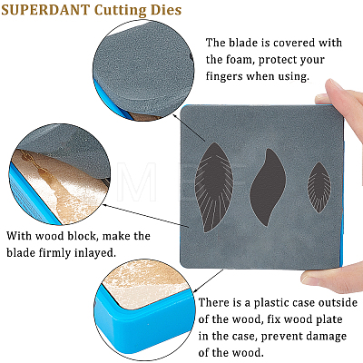 SUPERDANT 1Pc Wood Cutting Dies DIY-SD0001-80A-18-1