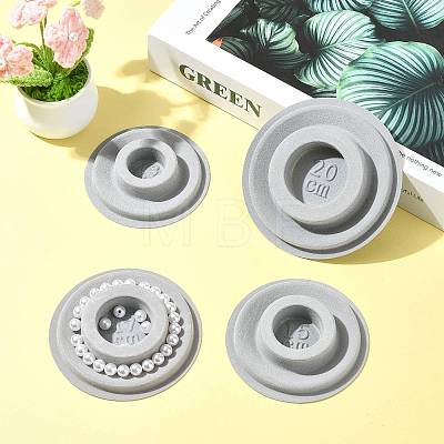 4Pcs 4 Styles PE and Flocking Bead Design Boards ODIS-FS0001-01E-1