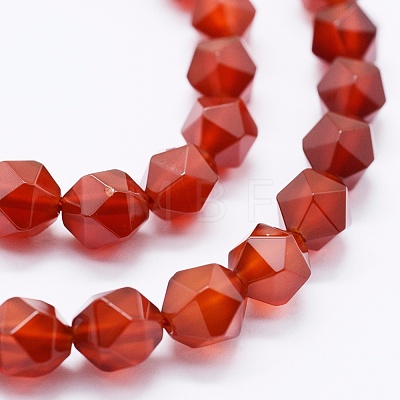 Natural Carnelian Beads Strands G-K260-06B-1
