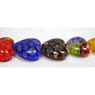 Handmade Millefiori Glass Beads Strands X-LK23-1