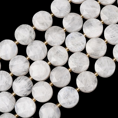 Natural Rainbow Moonstone Beads Strands G-L654-N05-01-1