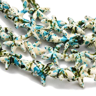 Synthetic Turquoise Beads Strands TURQ-F020-A04-1