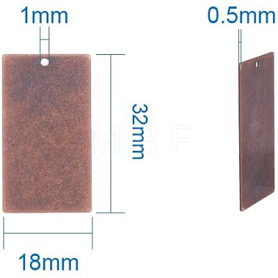 Metal Tags KK-PH0035-05R-1