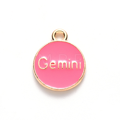 Alloy Enamel Pendants ENAM-S124-01B-03I-1