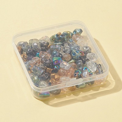 80Pcs 8 Colors Electroplate Glass Beads EGLA-FS0001-29-1