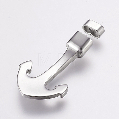 304 Stainless Steel Hook Clasps STAS-E144-134P-1