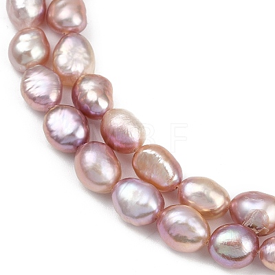 Natural Cultured Freshwater Pearl Beads Strands PEAR-P064-20H-03E-1