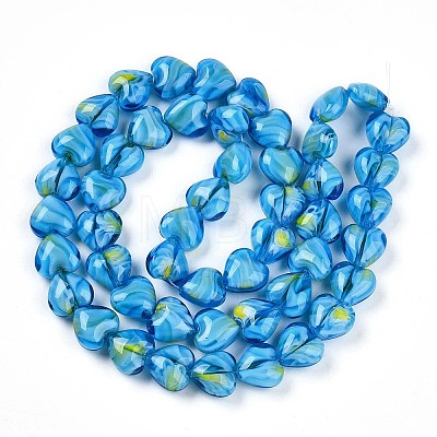 Millefiori Glass Beads Strands GLAA-T023-34G-1