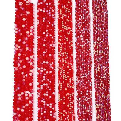 Transparent Glass Beads Strands EGLA-A044-T2mm-MB01-1