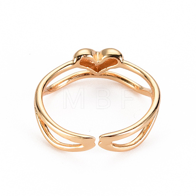 Brass Cuff Rings KK-S360-072-NF-1