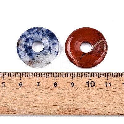 Natural & Synthetic Mixed Stone Pendants G-N344-38E-1