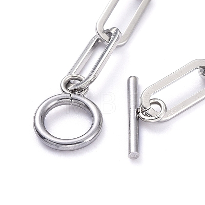 304 Stainless Steel Chain Necklaces X-NJEW-JN02772-02-1