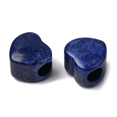 Dyed Natural Lapis Lazuli European Beads G-C269-01L-1