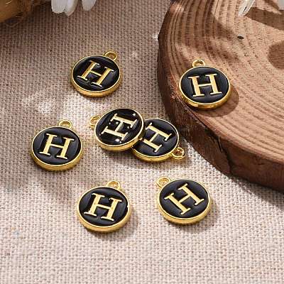 Golden Plated Alloy Charms ENAM-S118-02H-1