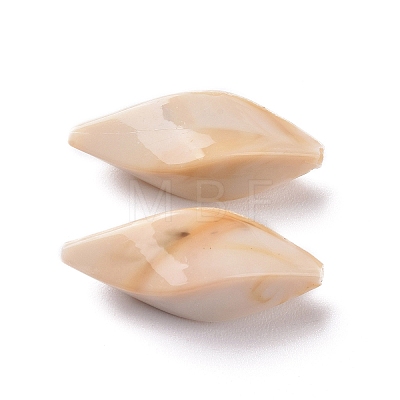 Two Tone Opaque Acrylic Beads OACR-P013-05-1