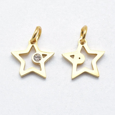 316 Surgical Stainless Steel Pendants STAS-K178-01A-G-1