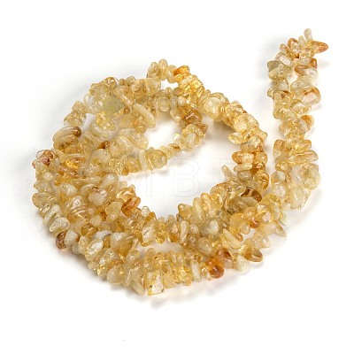 Natural Citrine Beads Strands G-F703-04-1