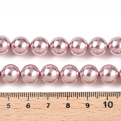 Glass Pearl Beads Strands HY-G002-01E-05-1