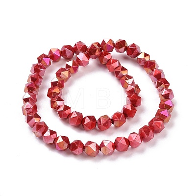 Glass Pearl Beads Strands GLAA-F122-03-1
