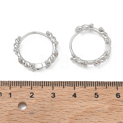 Brass Leverback Earrings for Women KK-CBA405F-01P-1