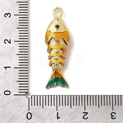 Rack Plating Brass Pendants KK-A268-05G-B03-1