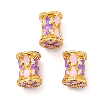 Alloy Enamel Beads ENAM-M008-25G-1