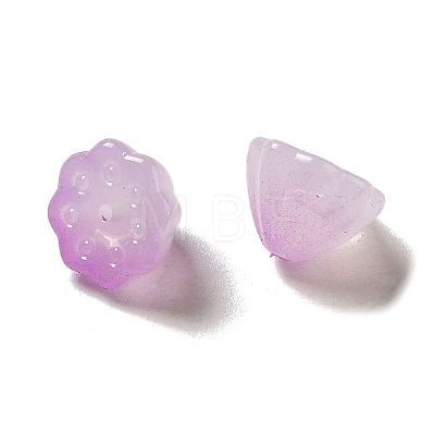 Two Tone Acrylic Beads OACR-H039-01C-1