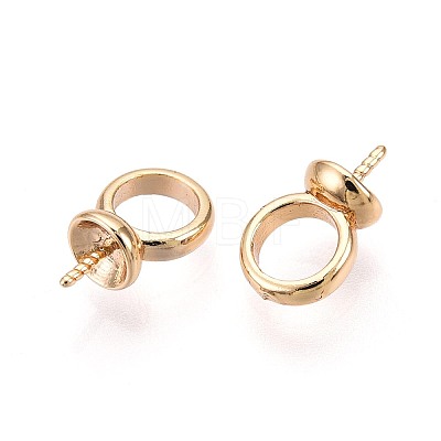 Brass Screw Eye Peg Bails Charms X-KK-T056-104G-NF-1