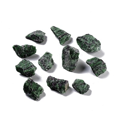 Rough Raw Natural Ruby in Zoisite Beads G-K314-07-1