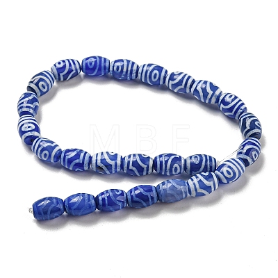 Tibetan Style dZi Beads Strands TDZI-NH0001-C06-01-1