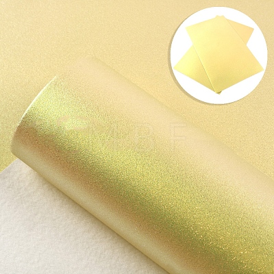 Iridescent Imitation Leather Fabrics PW-WG91278-02-1