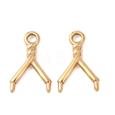 304 Stainless Steel Pendant Bail STAS-G385-02G-1