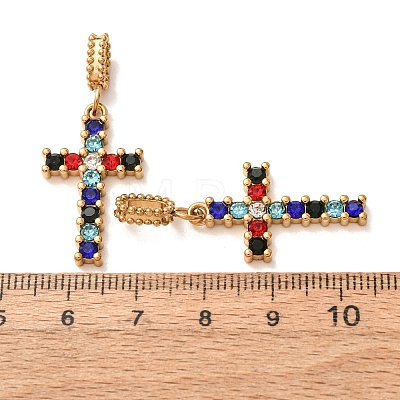 304 Stainless Steel Rhinestone Pendants RB-CBA5CCB-05D-G-1