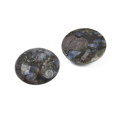 Natural Glaucophane Cabochons G-H1596-FR-25mm-19-1