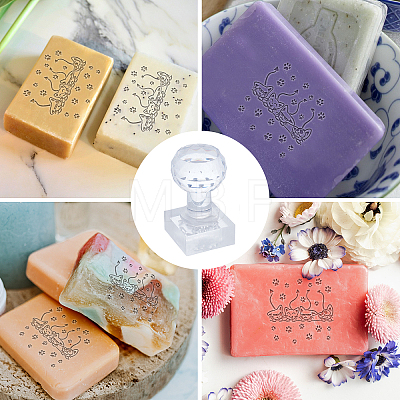 Plastic Stamps DIY-WH0350-074-1