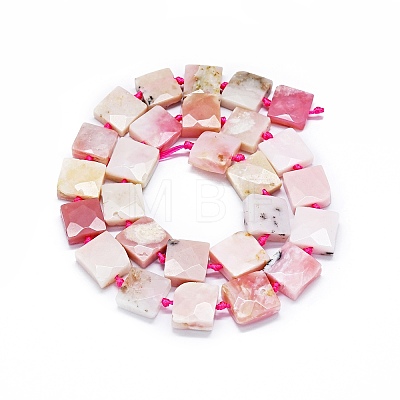 Natural Pink Opal Beads Strands G-F725-24-1
