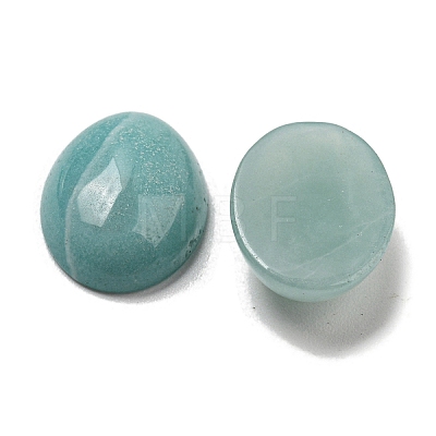 Natural Flower Amazonite Cabochons X-G-C115-01A-31-1