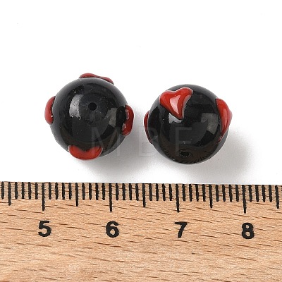 Handmade Glass Enamel Beads GLAA-K070-45B-1