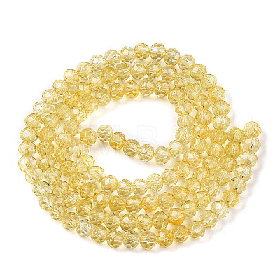 Transparent Glass Beads Strands GLAA-T023-8mm-A17-1