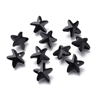 Faceted Glass Charms GLAA-H101-A-09-1