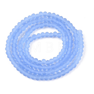 Transparent Glass Beads Strands EGLA-A044-T1mm-MD14-1